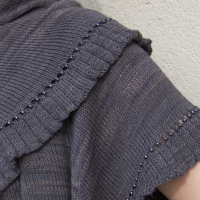 knitting: knitting: merino shawl, 2012